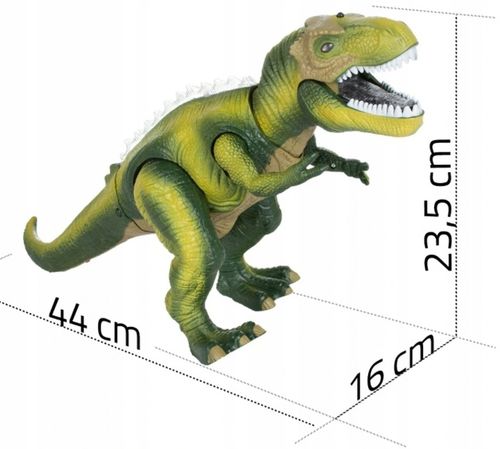 MEGA OGROMNY INTERAKTYWNY DINOZAUR T-REX ZDALNIE STEROWANY CHODZI RYCZY XXL na Arena.pl