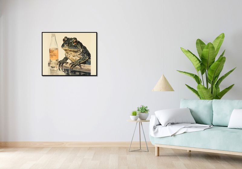 Plakat 76x60,5cm Refleksje Błotniaka zdjęcie 4