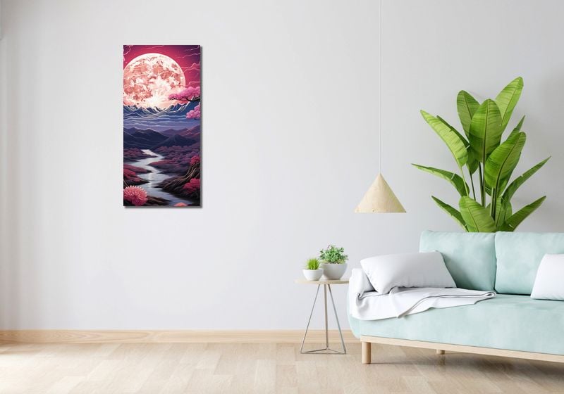 Obraz 40x90cm Różowa Kraina Marzeń zdjęcie 2