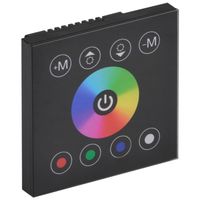 Dotykowy włącznik ze ściemniaczem do taśm LED 318619 RGBW czarny