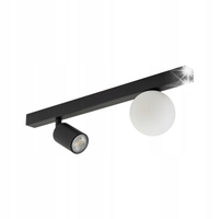 PLAFON LISTWA TK LIGHTING VOX 10000 CZARNY BIAŁY KLOSZ I REFLEKTOR