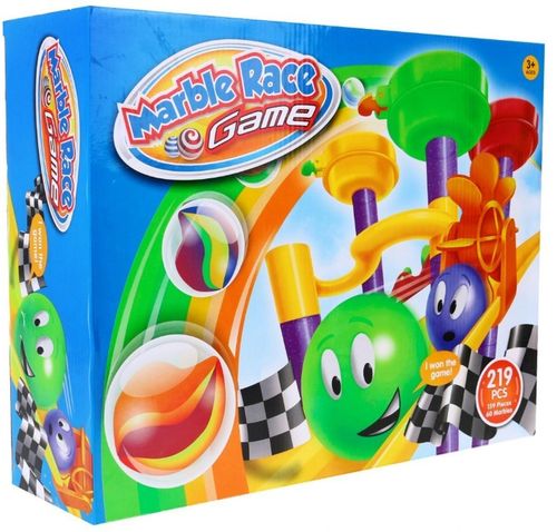 Bardzo Duży Tor Kulkowy dla kulek KULODROM 219 el Zjeżdżalnia Klocki na Arena.pl