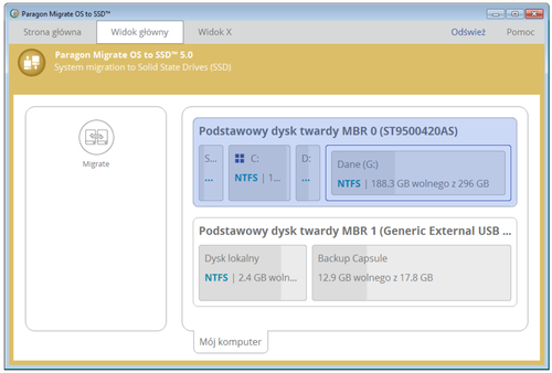 Paragon Migrate OS 5 na Arena.pl