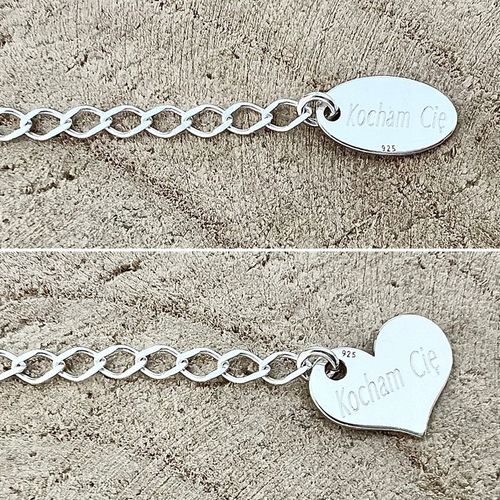 SREBRNA AŻUROWA BRANSOLETKA damska TUBA NA PREZENT SREBRO 925 na Arena.pl