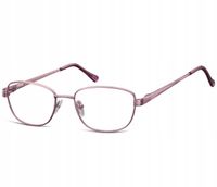 Okulary Oprawki KOREKCYJNE zerówki Optyczne flexy Unisex SUNOPTIC Fioletowe