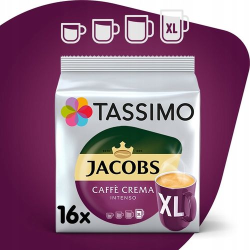 Tassimo Jacobs Caffé Crema XL Intenso, 16 sztuk na Arena.pl