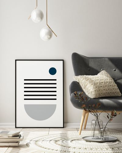 Plakat geometryczny 21x29,7 cm A4 na Arena.pl