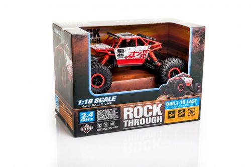 Samochód RC Rock Crawler HB 2,4GHz 1:18 czerwony na Arena.pl