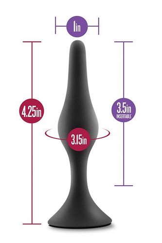 plug-luxe beginner plug medium, black na Arena.pl