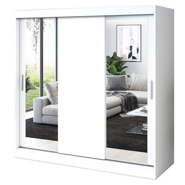 Szafa Przesuwna 200cm SOFIA Sonoma Garderoba RÓŻNE KONFIGURACJE zdjęcie 2