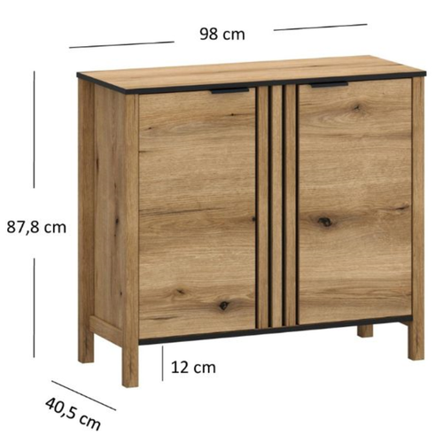 HELIX komoda 2d/100 dąb evok. na Arena.pl