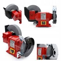 Szlifierka Stołowa Wielofunkcyjna 2x Kamień Sucho Mokro 1800W 230V 2950RPM