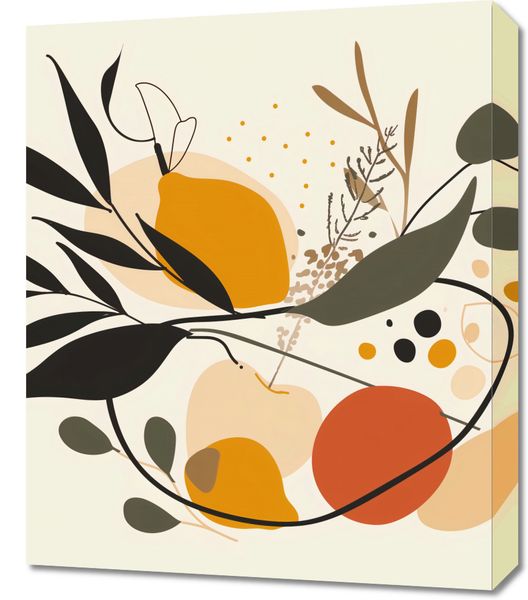 Obraz 50x60cm Botaniczny Wir zdjęcie 1