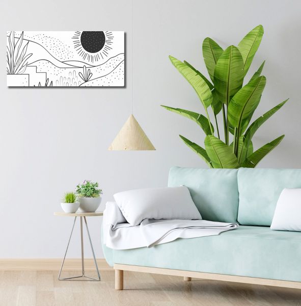 Obraz 70x30cm Linearny Pejzaż zdjęcie 2