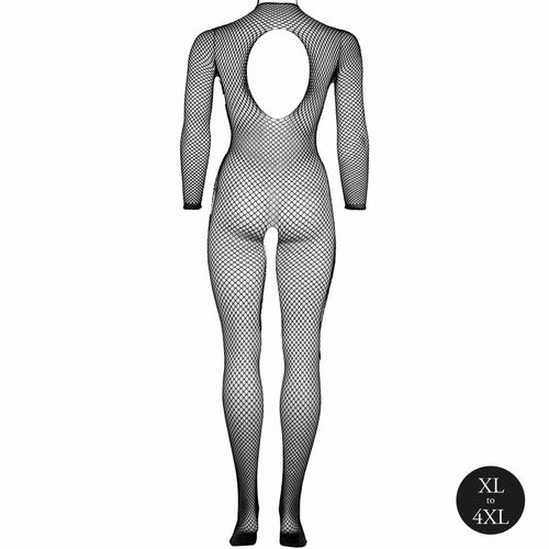 bodystocking with fishnet structure, open crotch and turtle neck. na Arena.pl