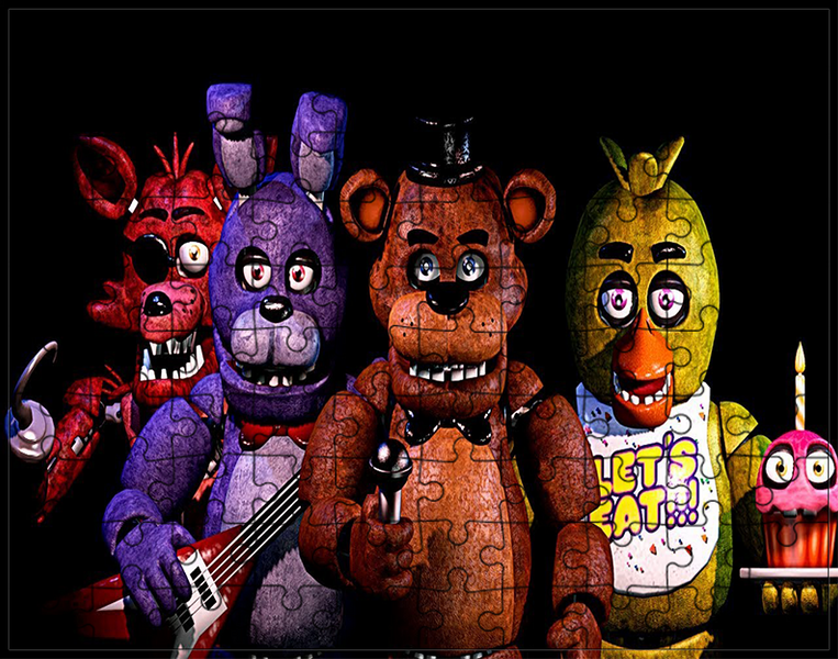 Puzzle FNAF Five Nights at Freddy's zdjęcie 1