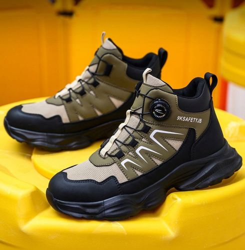 NOWY BUTY ROBOCZE MĘSKIE PÓŁBUTY ROBOCZE SPORTOWE ODDYCHAJĄCE Z NOSKIEM BHP na Arena.pl