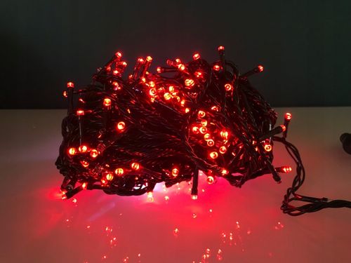 Lampki Choinkowe LED 100 Czerwone Flash IP44 Zewnętrzne Wewnętrzne na Arena.pl