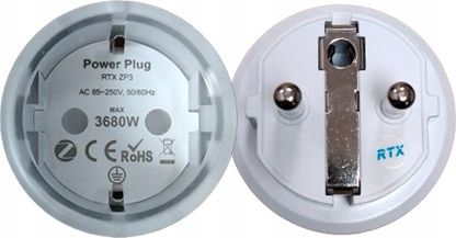 Gniazdko Wtyczka RTX Pomiar Licznik Energii do 260V Repater ZigBee na Arena.pl