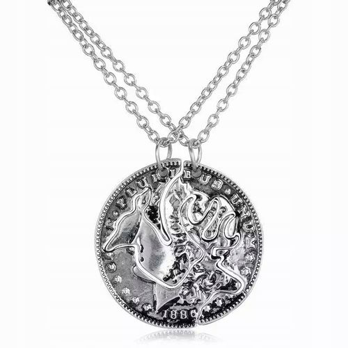 Naszyjnik PRZYJAŹŃI i Miłości komplet Jeleń Łania Dla Myśliwego Dla Niego na Arena.pl