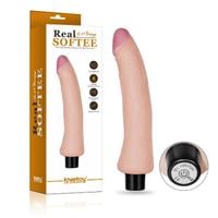realistyczny wibrator lovetoy real softee 23 cm miękki
