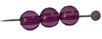 Korale Akrylowe Kula 12mm (8szt) Lawenda