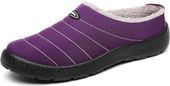 Kapcie Zimowe Unisex Ciepłe z Pluszem Fioletowe Roz 41 Oxford Wodoodporne