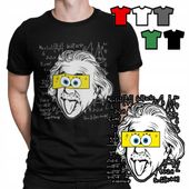 KOSZULKA T-SHIRT MĘSKI WYBÓR - ALBERT EINSTEIN ZABAWNE WZORY - M