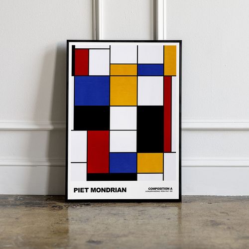 Plakat bauhaus mondrian 70x100 cm na Arena.pl