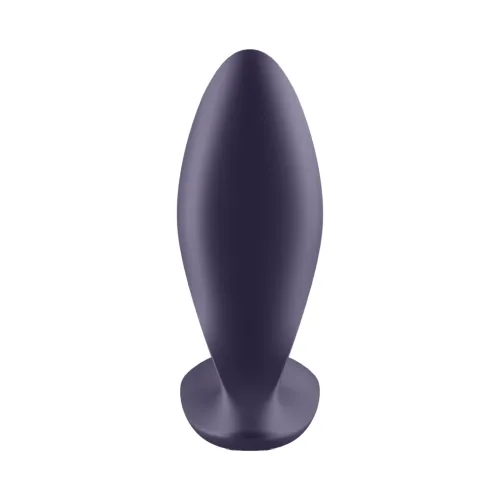 satisfyer plug power - silikonowy model wibrujący z bluetooth, czarny na Arena.pl