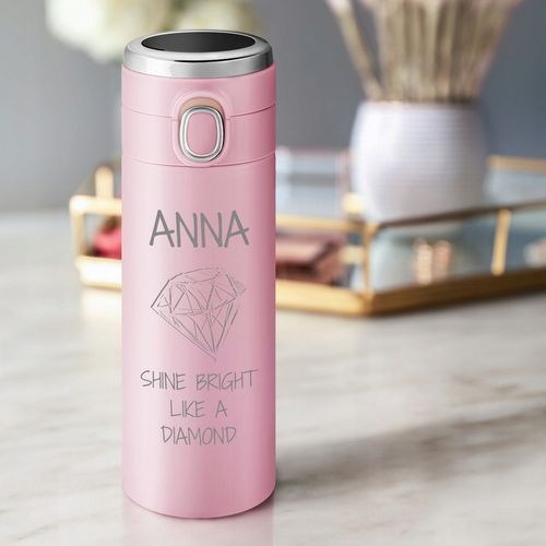 Kubek Termiczny z Grawerem Termos Smart Wyświetlacz 400ml Prezent dla Mamy na Arena.pl