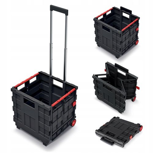 SKŁADANY WÓZEK KOSZ NA KÓŁKACH KISTENBERG KCT4040-3020 na Arena.pl