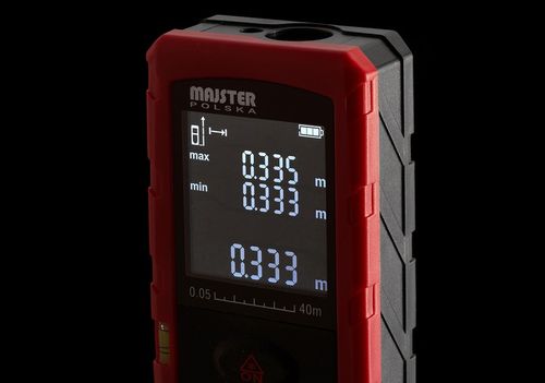 DALMIERZ LASEROWY MIERNIK ODLEGŁOŚCI CYFROWY 40M POZIOMICA ORYGINALNY na Arena.pl