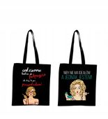 EKO TORBA czarna super nadruk Napis PREZENT ŚWIĘTA