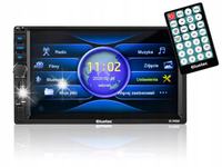 RADIO SAMOCHODOWE BLUETOOTH 2 DIN 7 CALI RDS USB AUX MICRO SD 4x50W PILOT