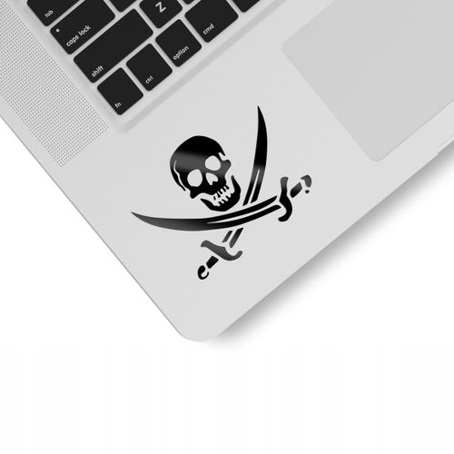 Naklejka ścienna do domu PIRAT CZASZKA 10 cm na Arena.pl