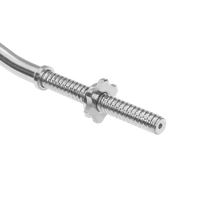 Gryf mocno łamany sztanga stalowy chrom gwintowany zaciski 120cm 25mm Rebel