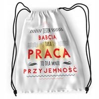 Plecak Dla Babci Sportowy Szkolny Worek Torba Z Nadrukiem Ze Zdjęciem