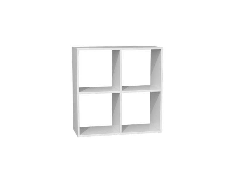 Regał Malax 2x2 BIAŁY zdjęcie 1