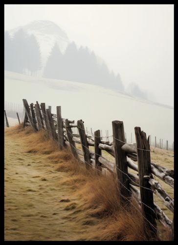 Plakat 39,5x55cm Spowity Mgłą na Arena.pl