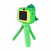 ZIELONY DINOZAUR NA STATYWIE APARAT