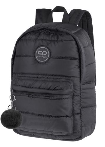Plecak CoolPack miejski RUBY czarny, BLACK + pompon (12638CP) na Arena.pl