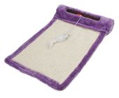 UNIQ PETS drapak dla kota mata z myszką fioletowy 45×31cm