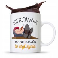 Kubek Prezent Dla Kierownika To Styl Życia Z Nadrukiem Ze Zdjęciem