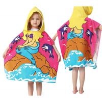 ręcznik plażowy peleryna dziecięca pel01wz17