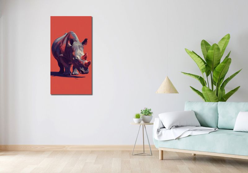 Obraz 50x100cm Marszujący Gigant zdjęcie 2
