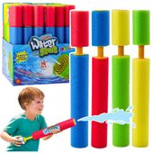 Broń Piankowa Na Wodę Pompka Tuba Wodna Kolorowa 30cm Mix
