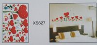 naklejki na ścianę piankowe serca  xs-627