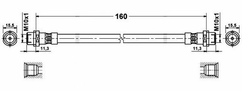 Audi 80 - 90 Quattro - Zestaw Przewodów Hamulcowych Teflonowych W Oplocie na Arena.pl