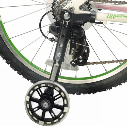 KÓŁKA PODPOROWE BOCZNE DO ROWERU 12-20" LED ŚWIECĄCE KOLOROWE UNIWERSALNE na Arena.pl